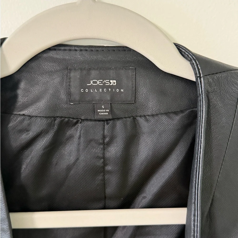 Joe’s Collection Lamb Leather Black Jacket Size S - Picture 2 of 15